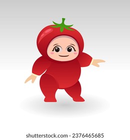
Vector Tomato fruit kawaii cartoon character vector funny Tomato fruit kawaii illustration
