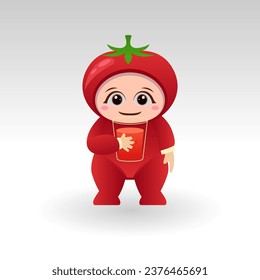 
Vector Tomato fruit kawaii cartoon character vector funny Tomato fruit kawaii illustration
