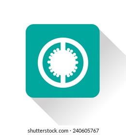 Vector tomato slice icon. Food icon. Eps10