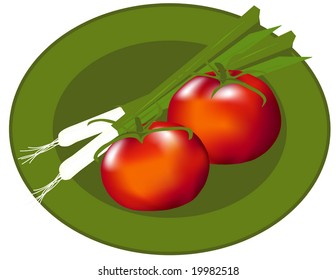 Vector Tomatoes and Onions is original artwork.