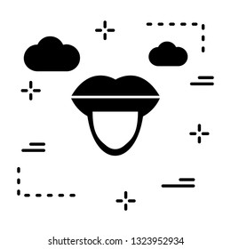  Vector Tongue Icon