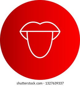  Vector Tongue Icon
