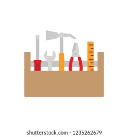Vector tools icons diy design template set