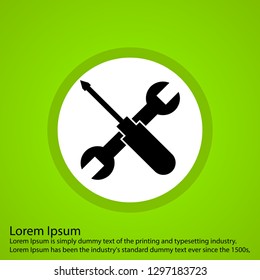 Vector tools repair icon