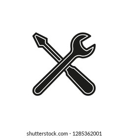 vector tools sign - maintenance symbol - repair sign
