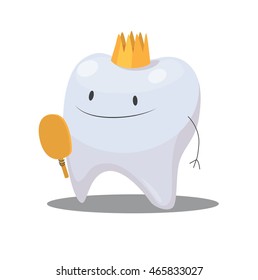 Vector Tooth and Crown