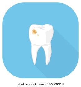 Vector tooth decay.
Rotten Tooth.