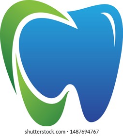 Vector tooth for dental care icon symbol. Dental icon trendy and modern dental symbol in flat style. Vector illustration EPS.8 EPS.10