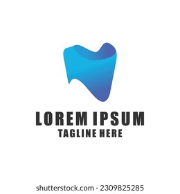 vector tooth dental icon logo isolated
