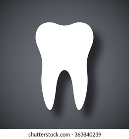 Vector tooth icon