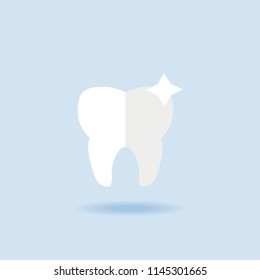 
Vector tooth icon. Vector illustration. Flat design for business financial marketing advertisement advertisement web concept cartoon illustration