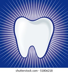 Vector tooth illustration