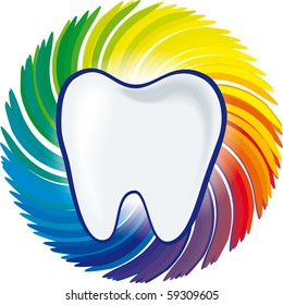 Vector tooth illustration