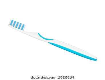 Vector Toothbrush on a white background, hygiene products, oral care.