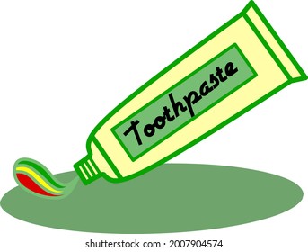 Vector toothpaste for your business.