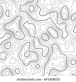 Vector topographic map background. Business concept. Abstract vector illustration