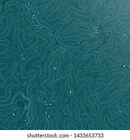 Vector Topographic map background concept