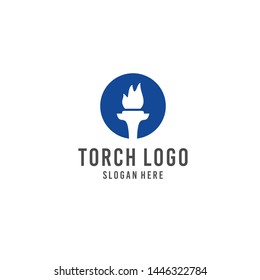 Vector Torch Logo Design Inspiration