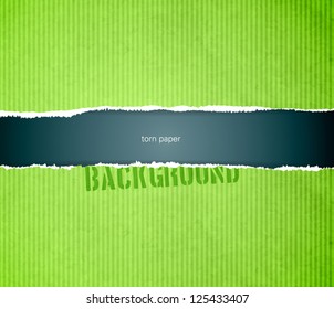Vector torn cardboard paper background