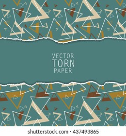 Vector torn paper background. Material desing elements. Elements for design, textured vector. Eps10