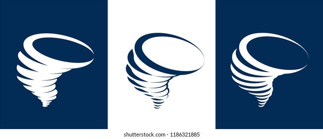 Vector tornado icons