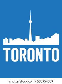Vector of the Toronto Skyline