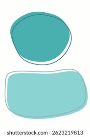 Ilustração abstrata de blob de tosca vetorial para design ou impressão digital
