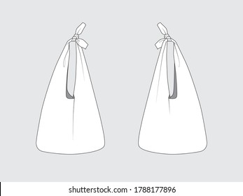 vector tote bag illustrations for mock up.