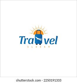 Vectortour und Reise Logo Design Vorlage für Urlaub.