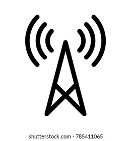 vector tower icon logo symbol mobile app