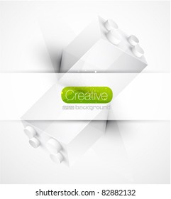 Vector toy block background