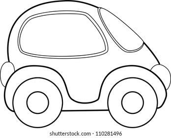 Vector toy car