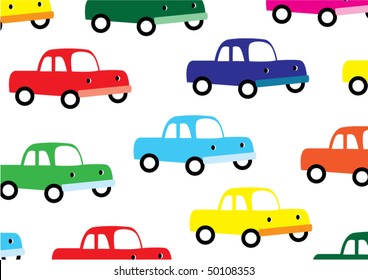 vector toy cars background