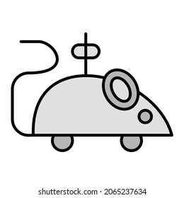 Vector Toy Mouse Filled Outline Icon Design
