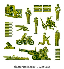 Vector Toy Soldiers Army Men