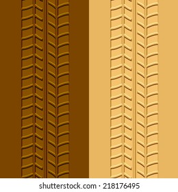 vector trace tyre mud sand