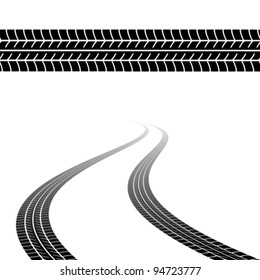 vector trace of the tyres