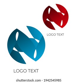 traza vectorial de forma abstracta de color rojo azul negro, puede utilizarse como logotipo, marcas, mascotas, etc.