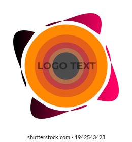 el trazado vectorial de círculos planos coloridos forma abstracta, puede utilizarse como logotipo, marcas, mascotas, etc.