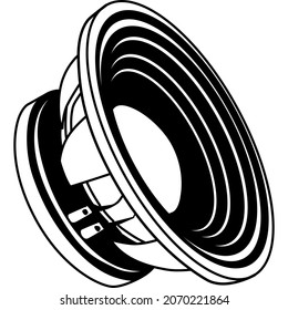 vector tracing from speaker.Can be used as Logo, Brands, Mascots, and Tatto