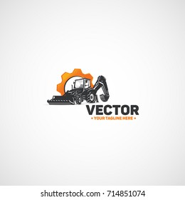 Vector Tractor Backhoe and Gear.