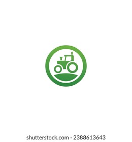 Vector Tractor vector icon illustration design