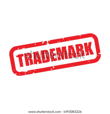 Vector Trademark Grunge Stamp Label