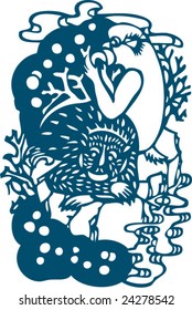 Vector of Traditional Ancient Chinese Artistic Pattern