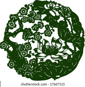 4,464 Lotus paper cut Images, Stock Photos & Vectors | Shutterstock