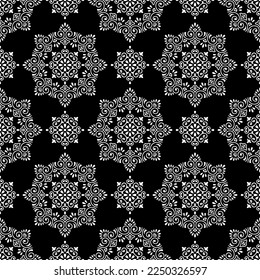 Image vectorielle motif traditionnel asiatique damassé papier peint