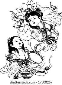 Vector of Traditional Chinese Artistic Pattern