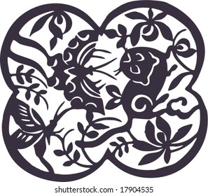 Vector of Traditional Chinese Artistic Pattern