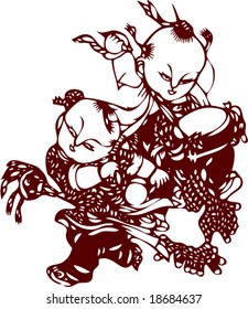 Vector of Traditional Chinese Artistic Pattern