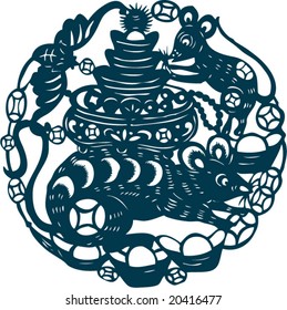 Vector of  Traditional Chinese Artistic Pattern